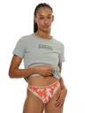 CALVIN KLEIN STRINGI DAMSKIE MAJTKI THONG PINK/RED 000QD3763E 13R - Rozmiar: S