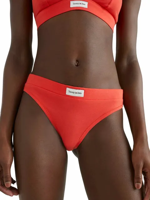 TOMMY HILFIGER STRINGI DAMSKIE MAJTKI THONG GREJPFRUT UW0UW03862 SN6 - Rozmiar: XS