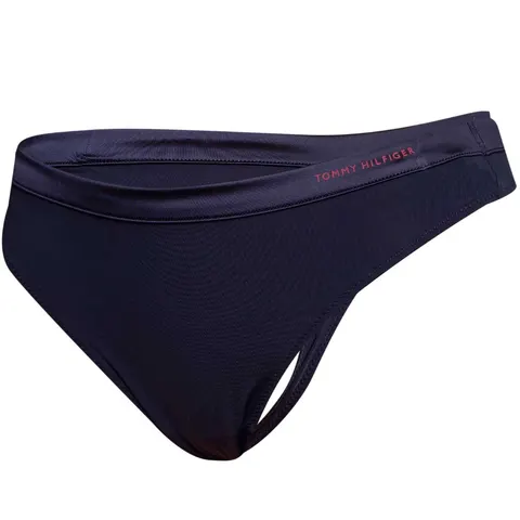TOMMY HILFIGER STRINGI DAMSKIE MAJTKI THONG GRANATOWE UW0UW03259 DW5 - Rozmiar: S