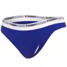 TOMMY HILFIGER STRINGI DAMSKIE MAJTKI THONG KOBALTOWE UW0UW03865 C9D - Rozmiar: XS