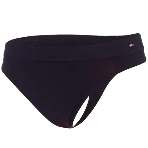 TOMMY HILFIGER STRINGI DAMSKIE MAJTKI THONG CZARNE UW0UW03819 BDS - Rozmiar: S