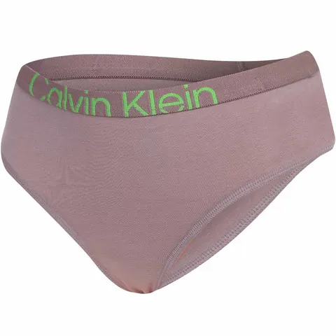 CALVIN KLEIN STRINGI DAMSKIE MAJTKI MODERN THONG BEŻOWE 000QF7401E PET - Rozmiar: S