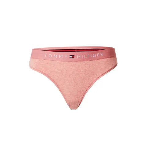 TOMMY HILFIGER STRINGI MAJTKI DAMSKIE THONG (EXT SIZES) RÓŻOWE UW0UW04146 U02 - Rozmiar: M