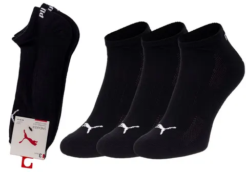 PUMA SKARPETKI STOPKI 3 PARY BLACK 907942 01 - Rozmiar: 39-42