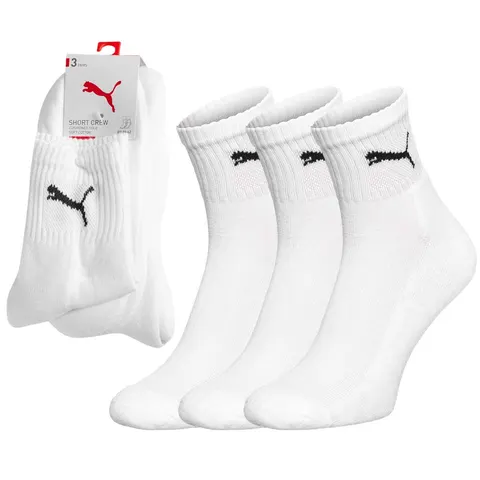 PUMA SKARPETY SKARPETKI 3 PARY BIAŁE 906110 04 - Rozmiar: 43-46
