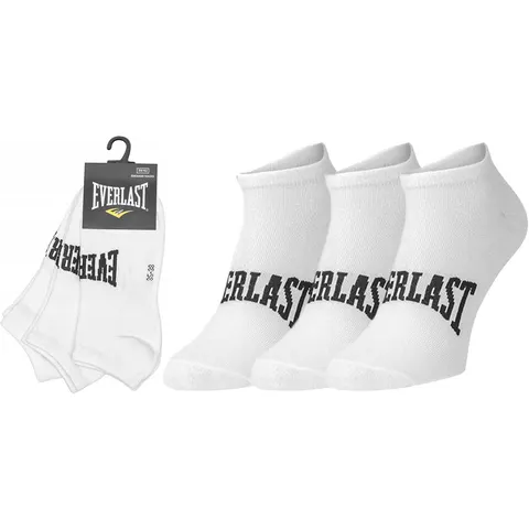 EVERLAST SKARPETY SKARPETKI STOPKI 3P BIAŁE SKS001-02 - Rozmiar: 39-42