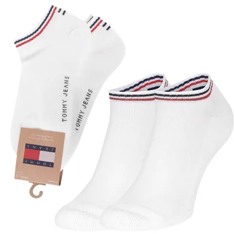 TOMMY HILFIGER SKARPETY SKARPETKI STOPKI 2P BIAŁE 701228178 001 - Rozmiar: 39-42
