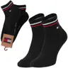 TOMMY HILFIGER SKARPETY SKARPETKI STOPKI 2P CZARNE 701228177 003 - Rozmiar: 43-46