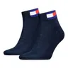 TOMMY HILFIGER SKARPETY SKARPETKI STOPKI 2P GRANATOWE 701228223 002 - Rozmiar: 35-38