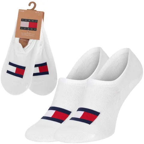 TOMMY HILFIGER SKARPETY SKARPETKI STOPKI 2P BIAŁE 701228224 001 - Rozmiar: 43-46