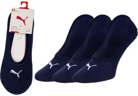 PUMA SKARPETKI MIKROSTOPKI FOOTIE 3P NAVY 906930 04 - Rozmiar: 39-42