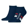 TOMMY HILFIGER SKARPETY SKARPETKI STOPKI 2P GRANATOWE 701232467 004 - Rozmiar: 43-46