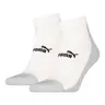 PUMA SKARPETY SKARPETKI STOPKI 2P ELEMENTS UNISEX QUARTER BIAŁO-SZARE 938991 01 - Rozmiar: 39-42