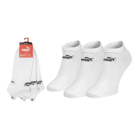 PUMA SKARPETY SKARPETKI STOPKI 3 PARY BIAŁE 947109 06 - Rozmiar: 43-46