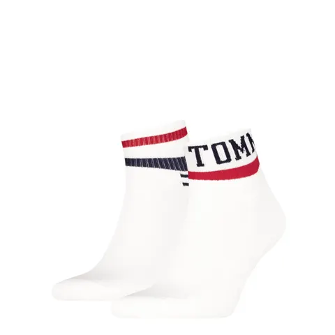 TOMMY HILFIGER SKARPETY SKARPETKI STOPKI 2P BIAŁE 701236467 001 - Rozmiar: 43-46