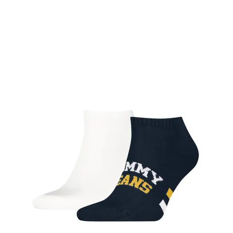 TOMMY HILFIGER SKARPETY SKARPETKI STOPKI 2P BIAŁE/GRANATOWE 701236736 002 - Rozmiar: 43-46