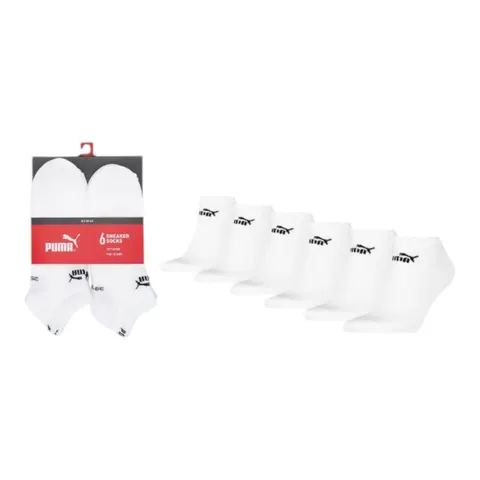 PUMA SKARPETKI STOPKI PUMA ELEMENTS UNISEX SNEAKER 6P BIAŁE 938999 01 - Rozmiar: 43-46