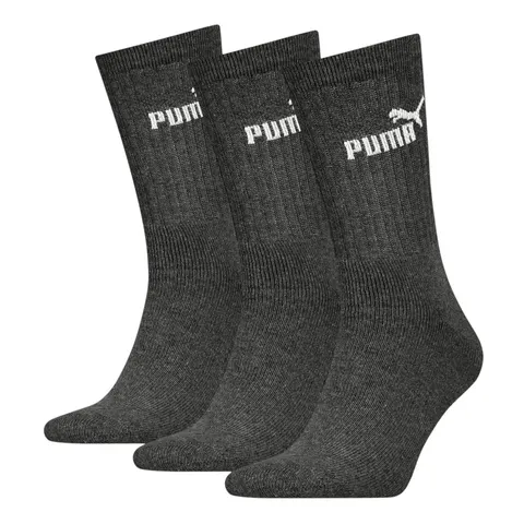 PUMA SKARPETY SKARPETKI PUMA ELEMENTS UNISEX CREW SOCK 3P POPIELATE 947110 03 - Rozmiar: 43-46