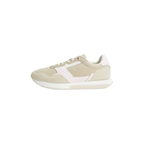 TOMMY HILFIGER BUTY DAMSKIE ESSENTIAL MESH RUNNER BEŻOWE FW0FW07381 RBS - Rozmiar: 37