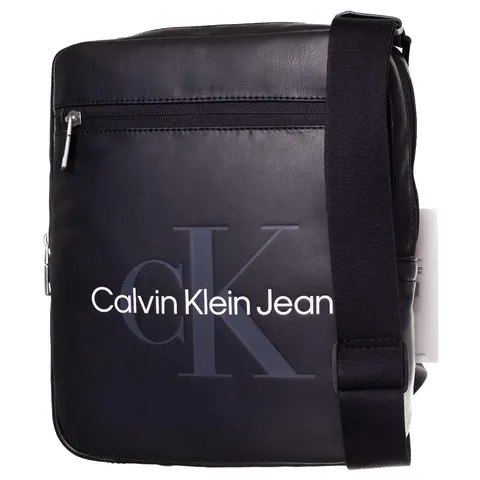 CALVIN KLEIN TORBA LISTONOSZKA MONOGRAM SOFT REPORT22 CZARNA K50K510203 BDS