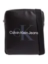 CALVIN KLEIN TORBA LISTONOSZKA MONOGRAM SOFT REPORTER18 CZARNA K50K510108 BDS