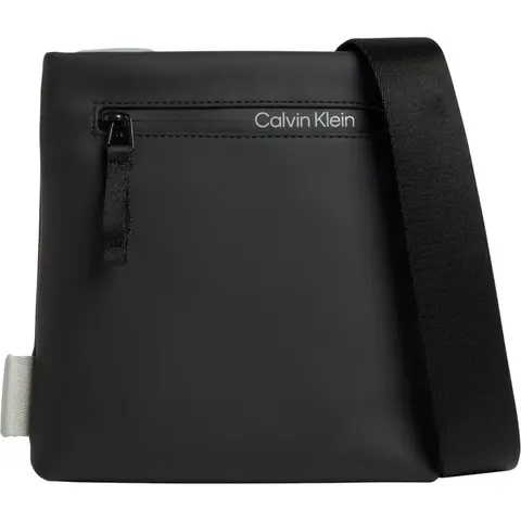 CALVIN KLEIN TORBA LISTONOSZKA RUBBERIZED CONV FLATPACK S CZARNA K50K510795 BAX