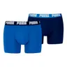 PUMA BOKSERKI MĘSKIE MAJTKI BOXER 2P GRANATOWE/NIEBIESKIE 938320 04 - Rozmiar: M