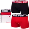 PUMA BOKSERKI MĘSKIE MAJTKI BOXER 2P CZARNE/CZERWONE 938320 10 - Rozmiar: XL