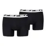 PUMA BOKSERKI MĘSKIE MAJTKI MEN EVERYDAY MULTI LOGO BOXER 2P CZARNE 938325 01 - Rozmiar: M