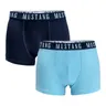 MUSTANG BOKSERKI MĘSKIE MAJTKI 2 PAK BŁĘKITNE/GRANATOWE 4272-1052 523 - Rozmiar: XL