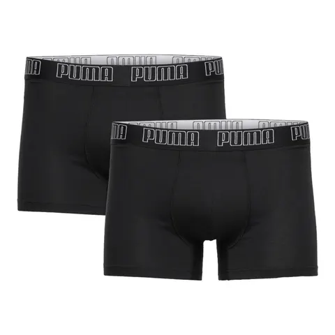 PUMA BOKSERKI MĘSKIE MAJTKI BOXER 2P CZARNE 938321 01 - Rozmiar: L