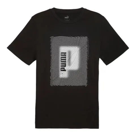 PUMA KOSZULKA MĘSKA T-SHIRT GRAPHICS EXECUTION TEE CZARNA 683212 01 - Rozmiar: L