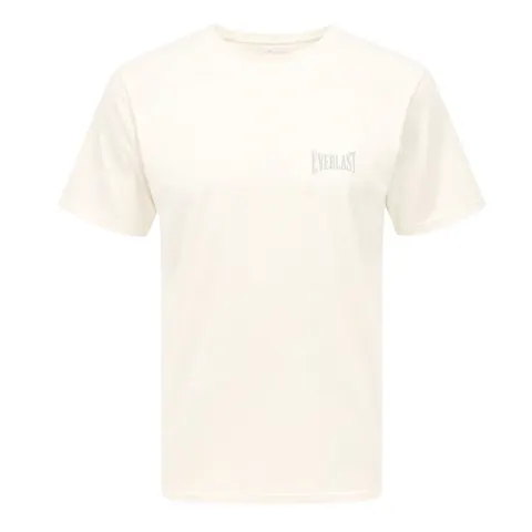 EVERLAST KOSZULKA MĘSKA T-SHIRT BIAŁA TMB004 1100 - Rozmiar: L