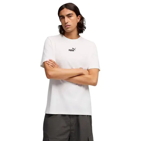 PUMA MĘSKA KOSZULKA T-SHIRT ESS SMALL No. 1 LOGO CENTERED TEE BIAŁA 692912 02 - Rozmiar: XL