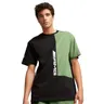 PUMA KOSZULKA MĘSKA T-SHIRT AMG STATEMENT TEE CZARNO-ZIELONA 621191 01 - Rozmiar: L