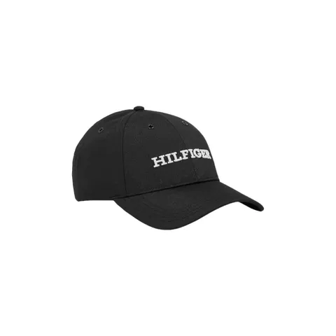 TOMMY HILFIGER CZAPKA Z DASZKIEM HILFIGER CAP CZARNA AM0AM11250 BDS