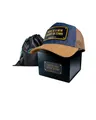 JOHN HATTER CZAPKA Z DASZKIEM BASEBALL CAP BRĄZOWA/JEANS THERE IS A NEW SHERIFF IN TOWN