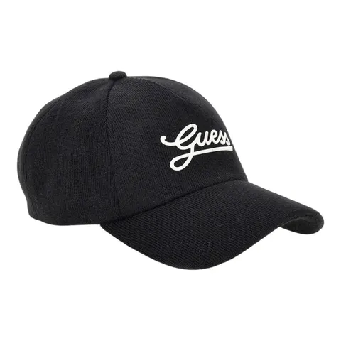GUESS CZAPKA Z DASZKIEM BASEBALL CAP CZARNA AW5182WOL01 BLA