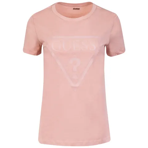 GUESS KOSZULKA DAMSKA T-SHIRT ADELE SS CN TEE PINK V2RI13K8HM0 G6M1 - Rozmiar: S