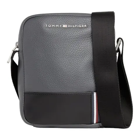 TOMMY HILFIGER TORBA LISTONOSZKA TH CENTRAL MINI REPORTER POPIELATA AM0AM12449 PSM
