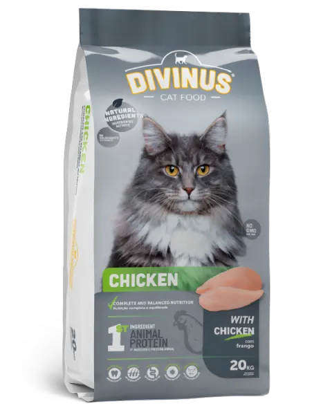 Divinus Cat Meat Chicken dla kotów dorosłych 2kg