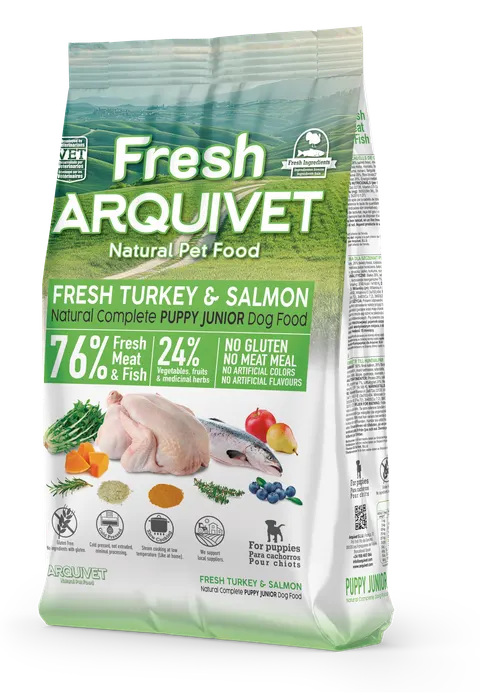 ARQUIVET FRESH PUPPY JUNIOR Indyk i łosoś 2,5 kg