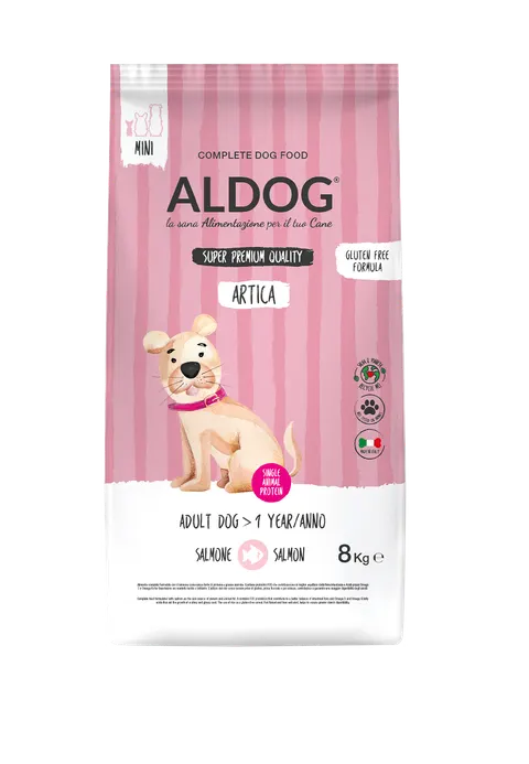 ALDOG Artica MINI karma monobiałkowa łosoś 8 KG