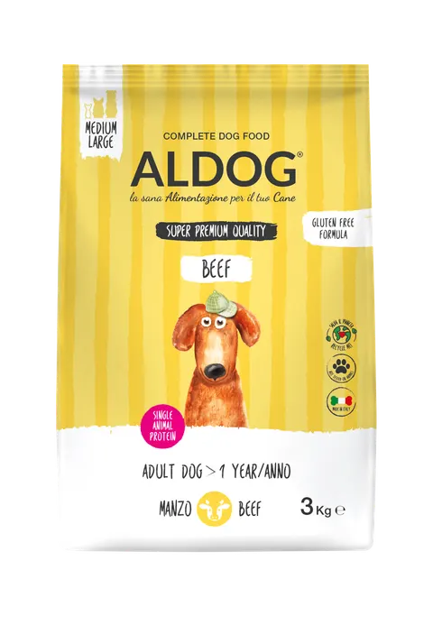 ALDOG Beef M&L karma monobiałkowa wołowina 3 kg