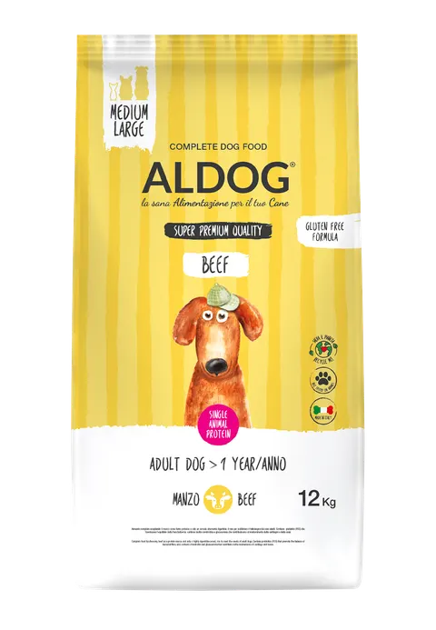 ALDOG Beef M&L karma monobiałkowa wołowina 12 kg