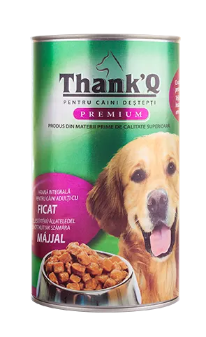 THANK'Q z wątróbką w puszce 1240g