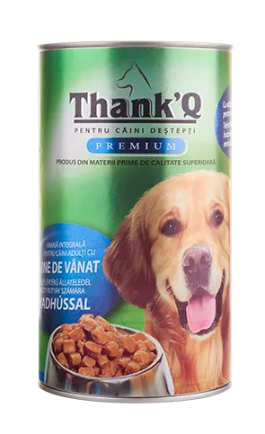 THANK'Q z dziczyzną w puszce 1240g