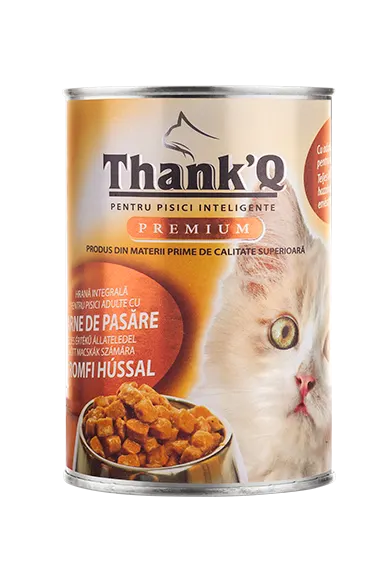 THANK'Q KOT z kurczakiem w puszce dla kotów 415g
