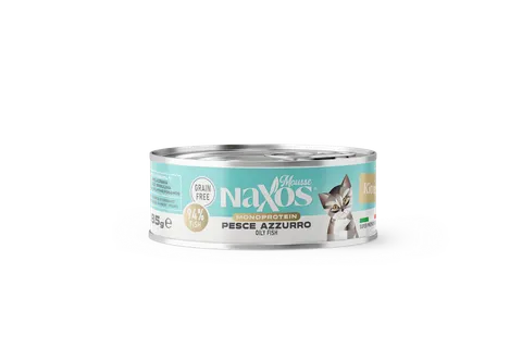 NAXOS CAT KITTEN MONO - ryby oleiste - puszka dla kociąt 85g