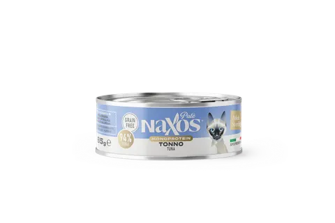 NAXOS CAT STERILIZED MONO - tuńczyk - puszka dla kotów sterylizowanych 85g
